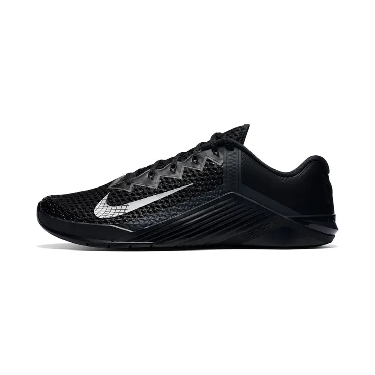 Nike Metcon 6 “Black / Anthracite / Metallic Silver” (CK9388-001)