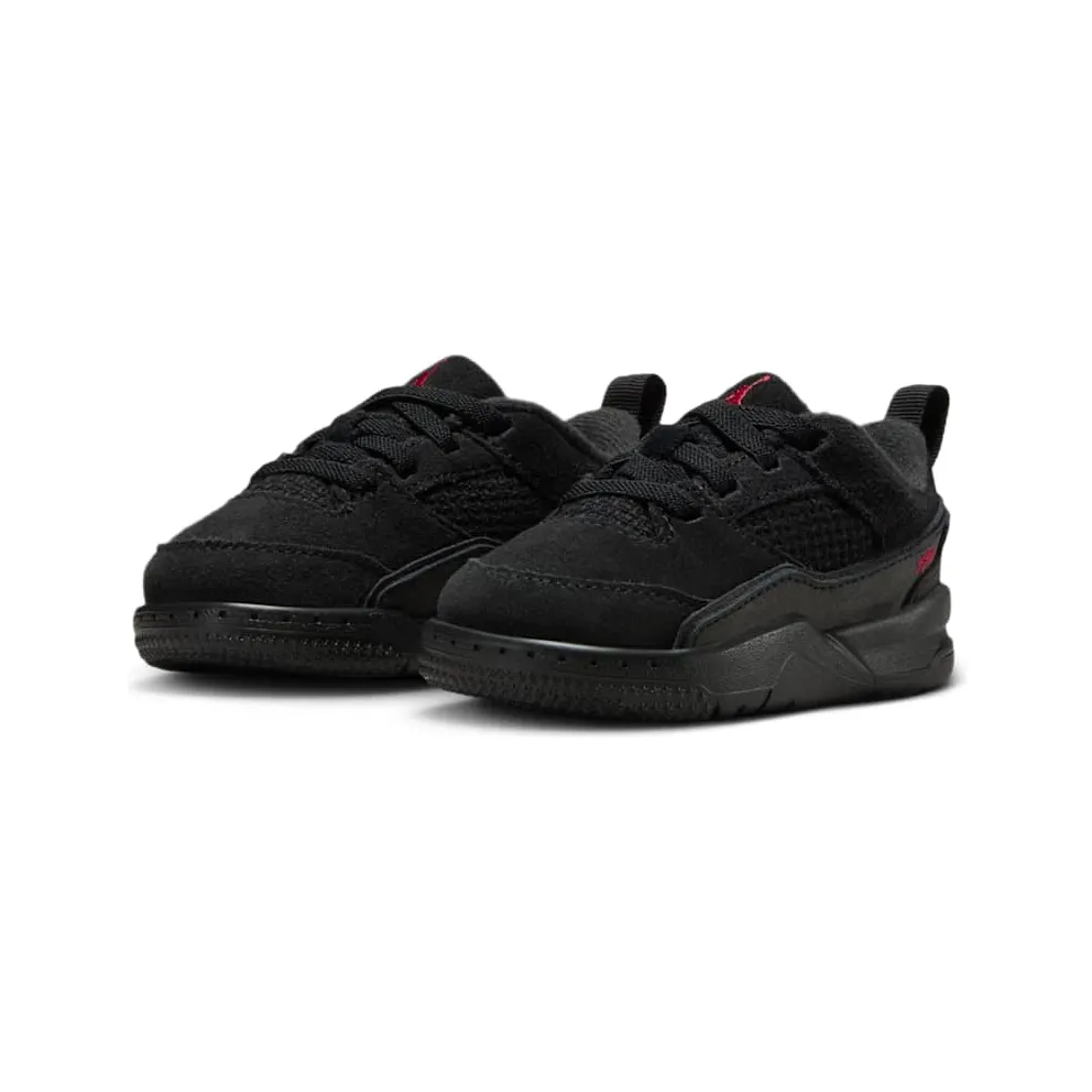 Jordan Flight Court TD “Black Gum Medium Brown Varsity Red” (HF3331-001)