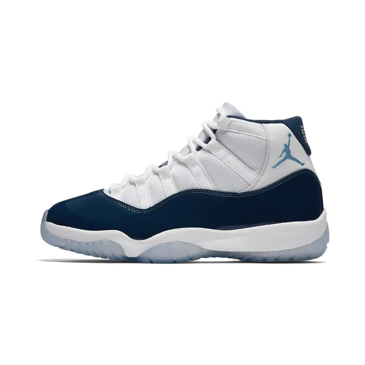 Air Jordan 11 Retro Win Like 82 “White / Midnight Navy / University Blue” (378037-123)