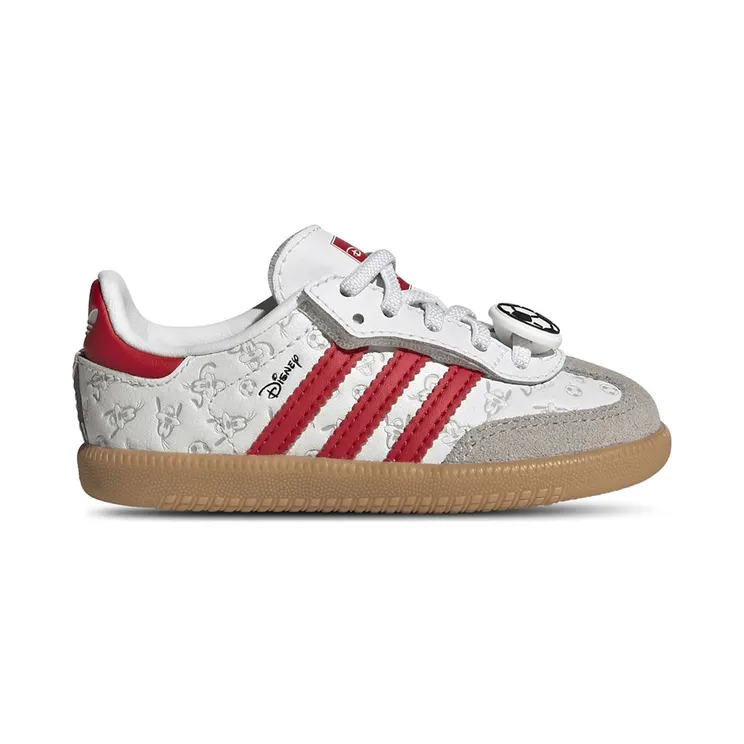 adidas Samba OG Comfort Closure Disney Goofy Soccer White Better Scarlet (IH1754)