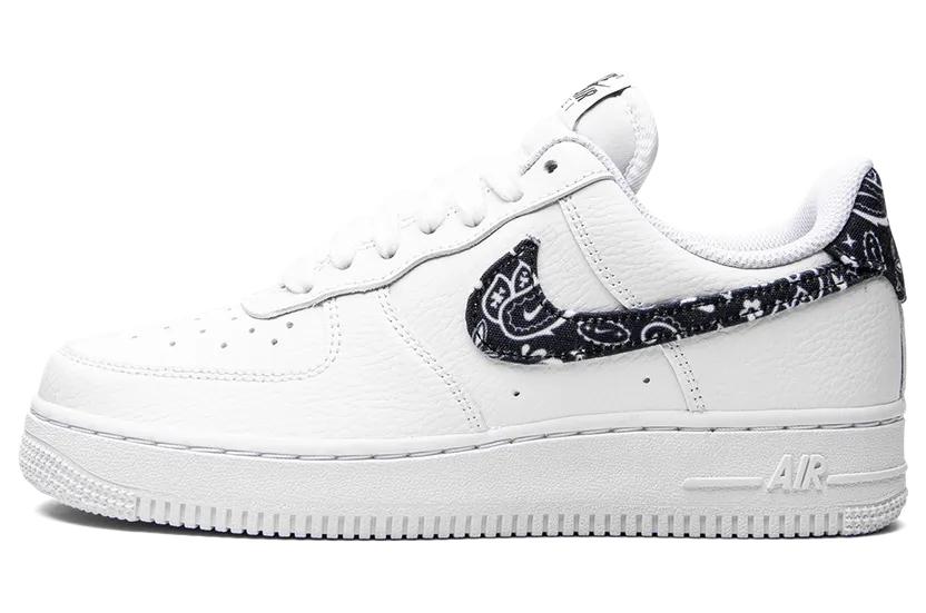 Nike Air Force 1 Low 07 Essential White Black Paisley (DH4406-101)