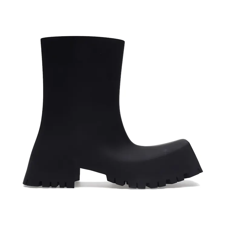 Balenciaga Trooper Rubber Boot Black (680660W0FO81000)