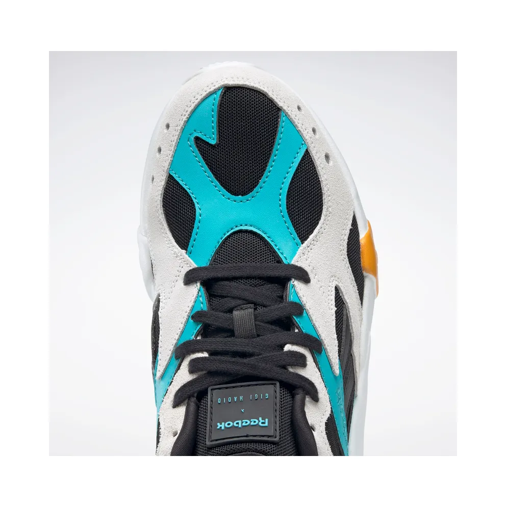 Reebok Aztrek Double x Gigi Hadid Grey / Black / Blue / Gold