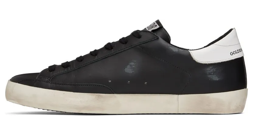 Golden Goose Super-Star Black White Leather (GMF00101F00032180203) (3)
