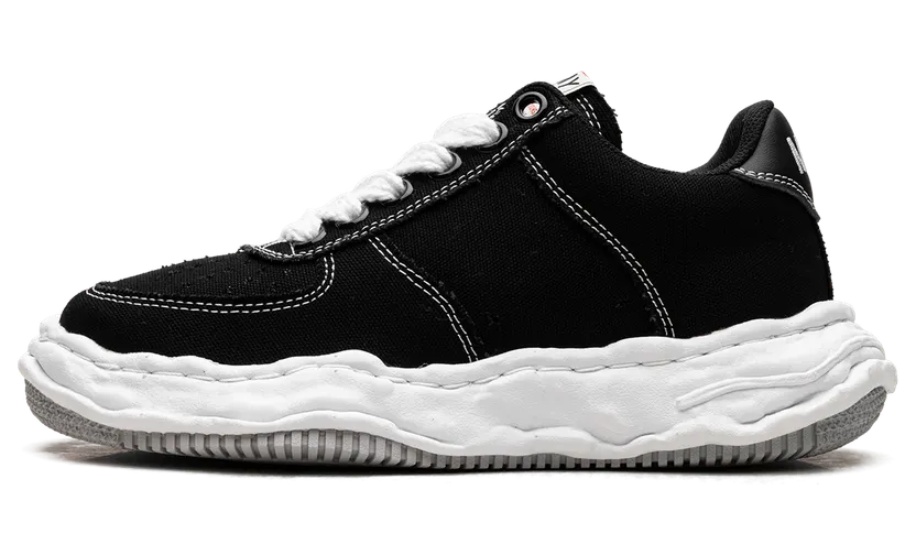 Maison Mihara Yasuhiro Wayne OG Sole Canvas Low “BLACK” (A10FW720-BLK)