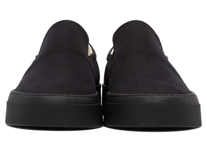 The Row Black Marie H Slip-On Sneakers (F1179-V20*) (2)