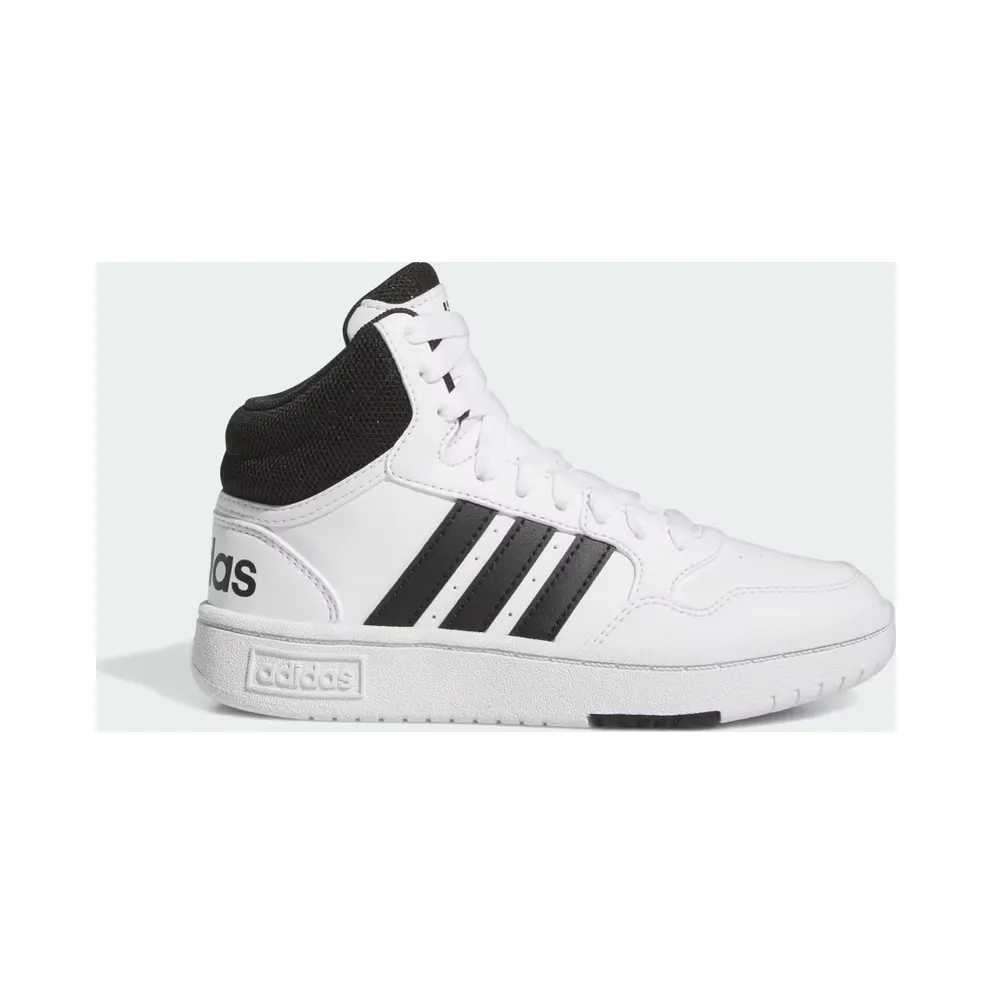 adidas Hoops Mid Schuh Cloud White / Core Black / Core Black (IG3715)