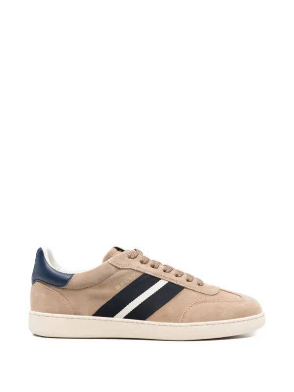 Bally mit gestreiftem Einsatz – Nude (MSK0F7SU013)
