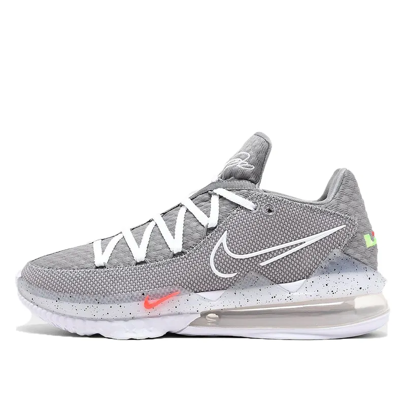 Nike LeBron 17 Low Particle Grey Particle Grey/White-Light Smoke Grey-Black (CD5007-004)