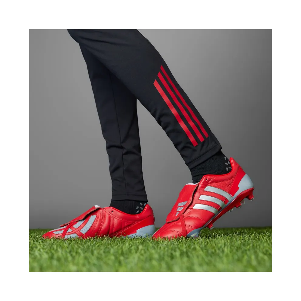 adidas Predator Mania Firm Ground Boots “Vivid Red / Silver Metallic / Vivid Red” (JR7798)