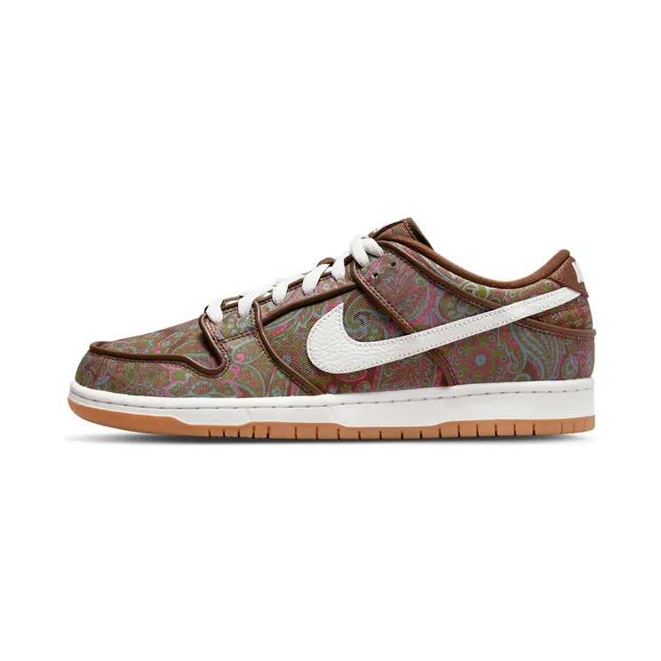 Nike SB Dunk Low Paisley Burgundy – “Brown / Burgundy / Green / White” (DH7534-200)