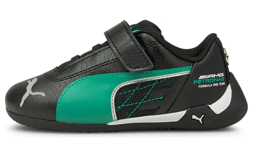 Puma Mercedes R-Cat V babysneakers Zwart/Groen (306624-04)