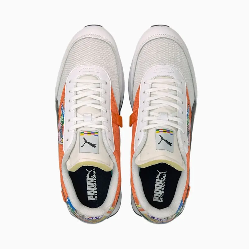Puma Future Rider International Game Puma White / Tigerlily (375971-01)