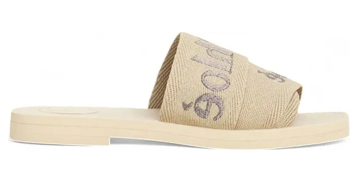 Chloe Woody Mule Beige (CHC25S188QT2YC)