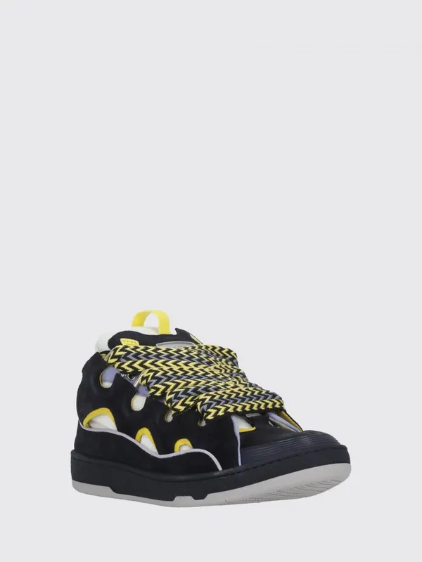 Lanvin Curb Leather And Mesh Black (FUSKDK12BICO2972)