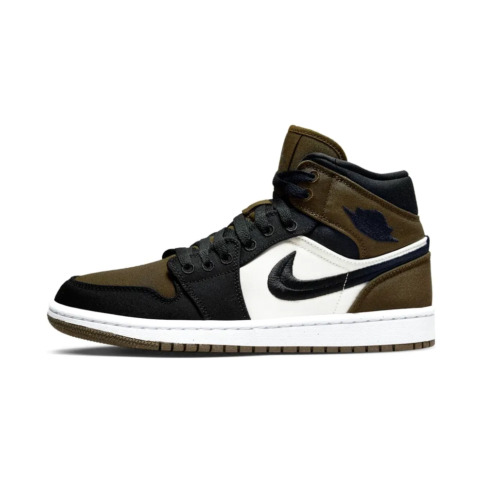 Air Jordan 1 Mid SE WMNS Olive Toe (DV0427-301)