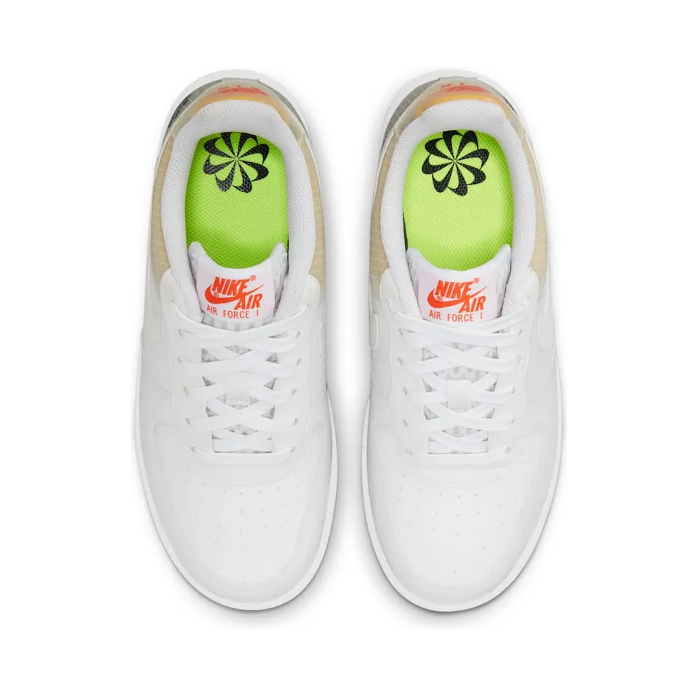 Nike Air Force 1 Crater “White / Orange” (DH4339-100)