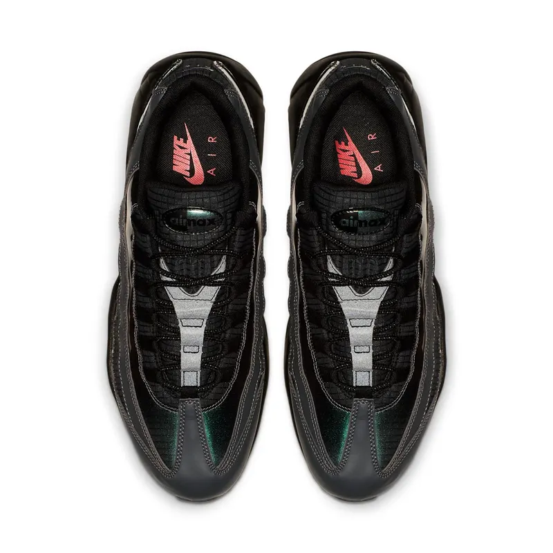 Nike Air Max 95 LV8 Black Black/Ember Glow-Dark Grey (AO2450-001)