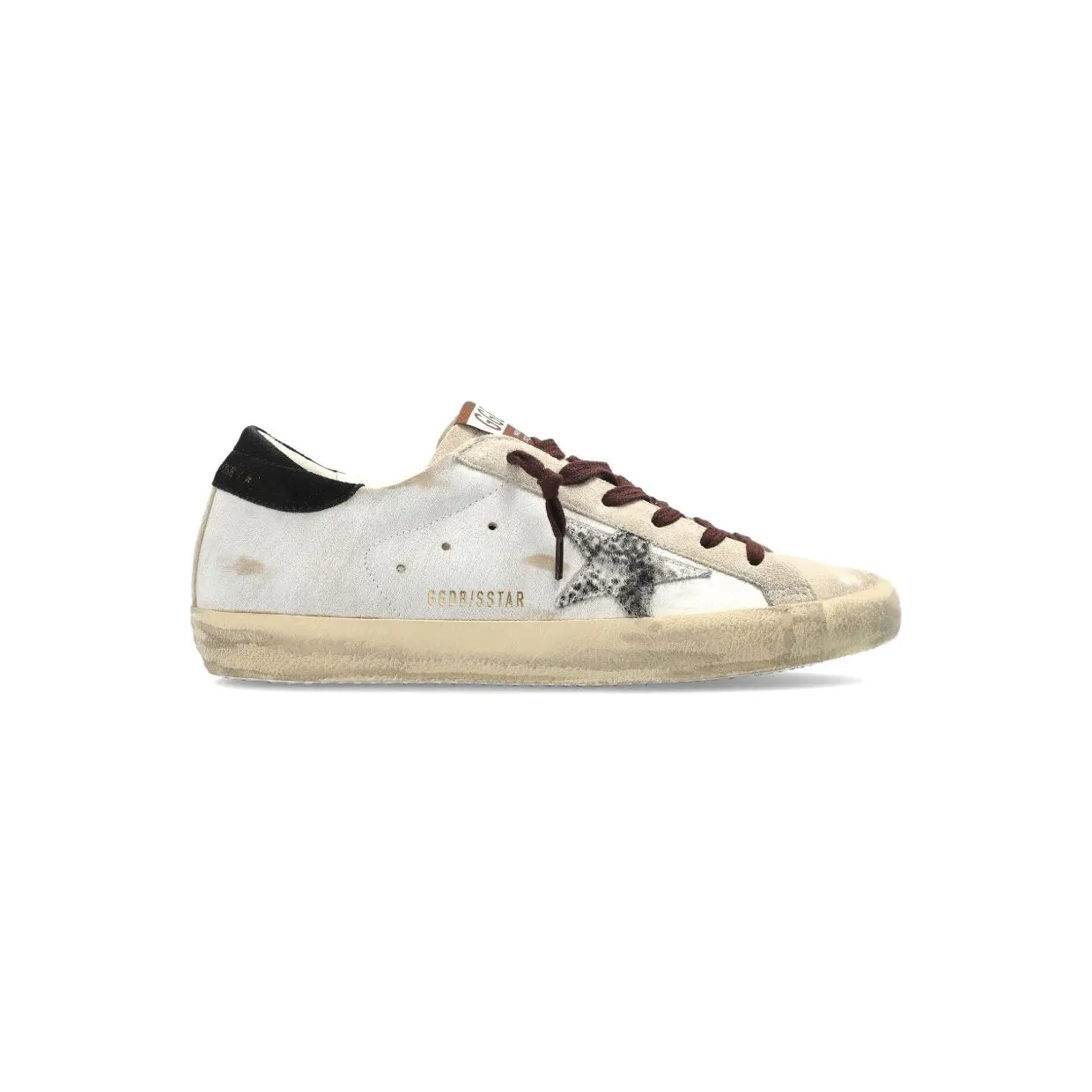 Golden Goose Super-Star White Seed Pearl Black