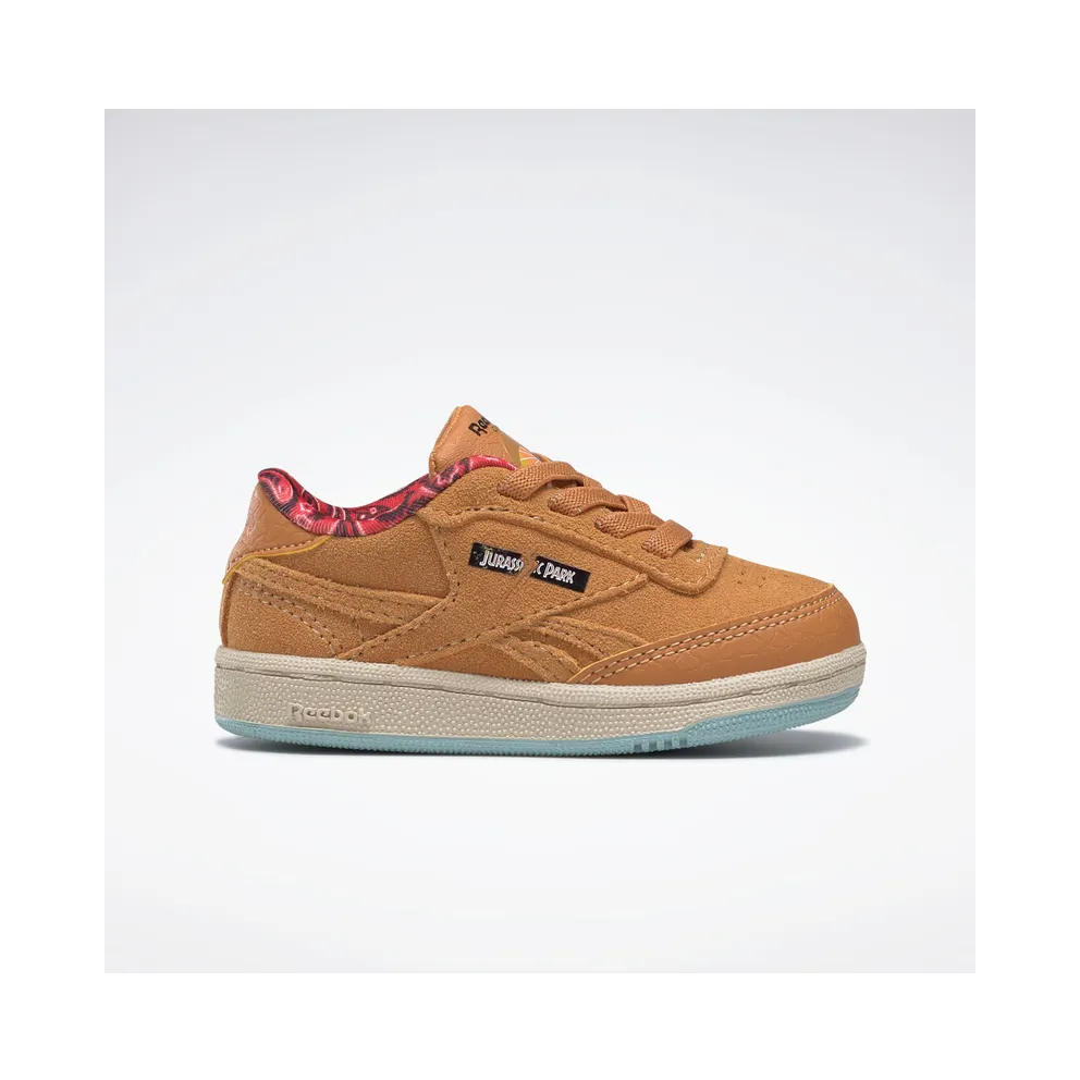 Reebok Jurassic Park Club C 85 Rich Ochre / Diffused Blue / Stadium Red (GZ0538)
