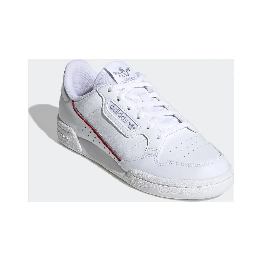 adidas Continental 80 Cloud White / Silver Metallic / Scarlet (FV8199)
