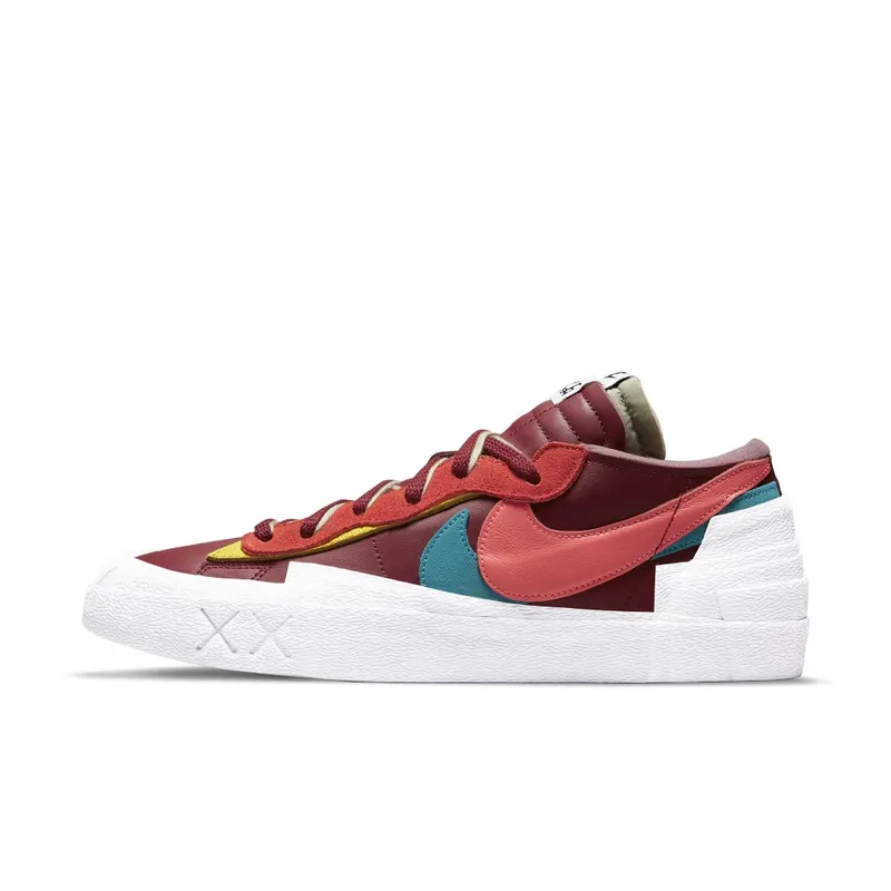 Nike Blazer Low sacai KAWS Red – “Red / Orange / Pink / Blue” (DM7901-600)
