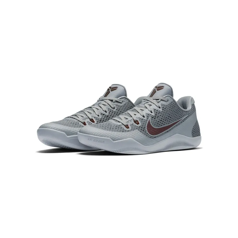 Nike Kobe 11 Lower Merion Cool Grey/Wolf Grey/Team Red (836183-006)