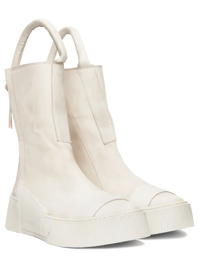 Boris Bidjan Saberi White Bamba 4 Sneakers (339-BAMBA 4) (4)