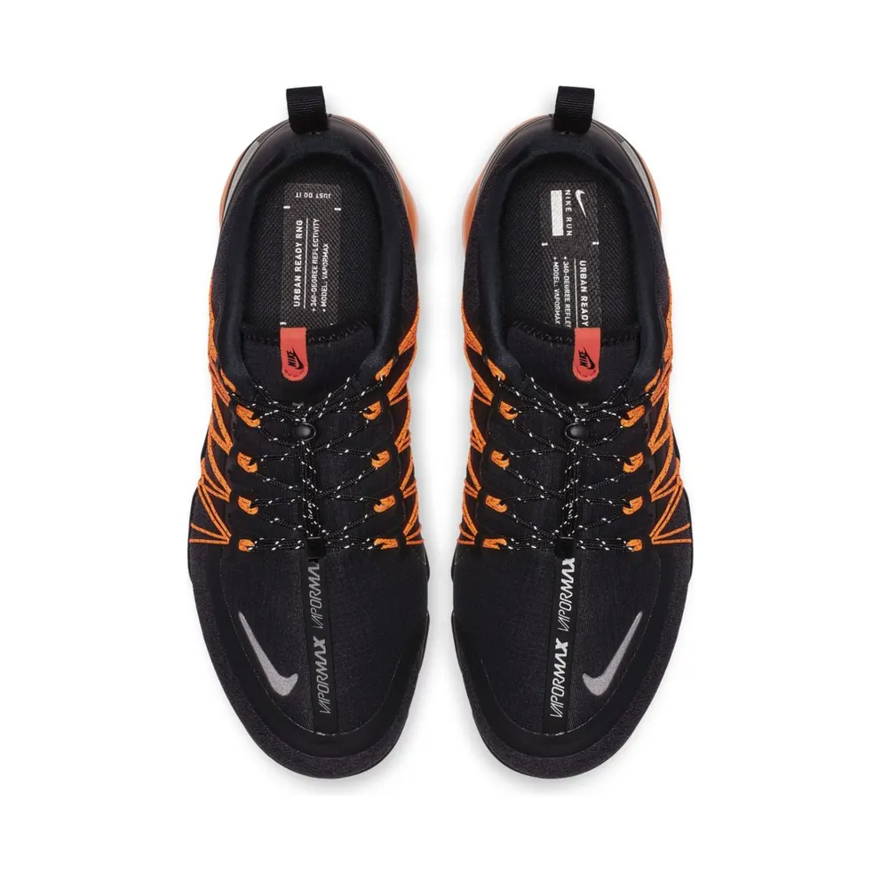 Nike Air VaporMax Run Utility Black Orange Black/Reflect Silver-Oil Grey (AQ8810-005)