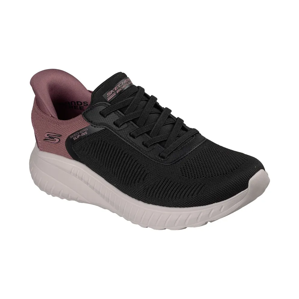 Skechers Slip-ins: BOBS Sport Squad Chaos Sneaker Black/Mauve