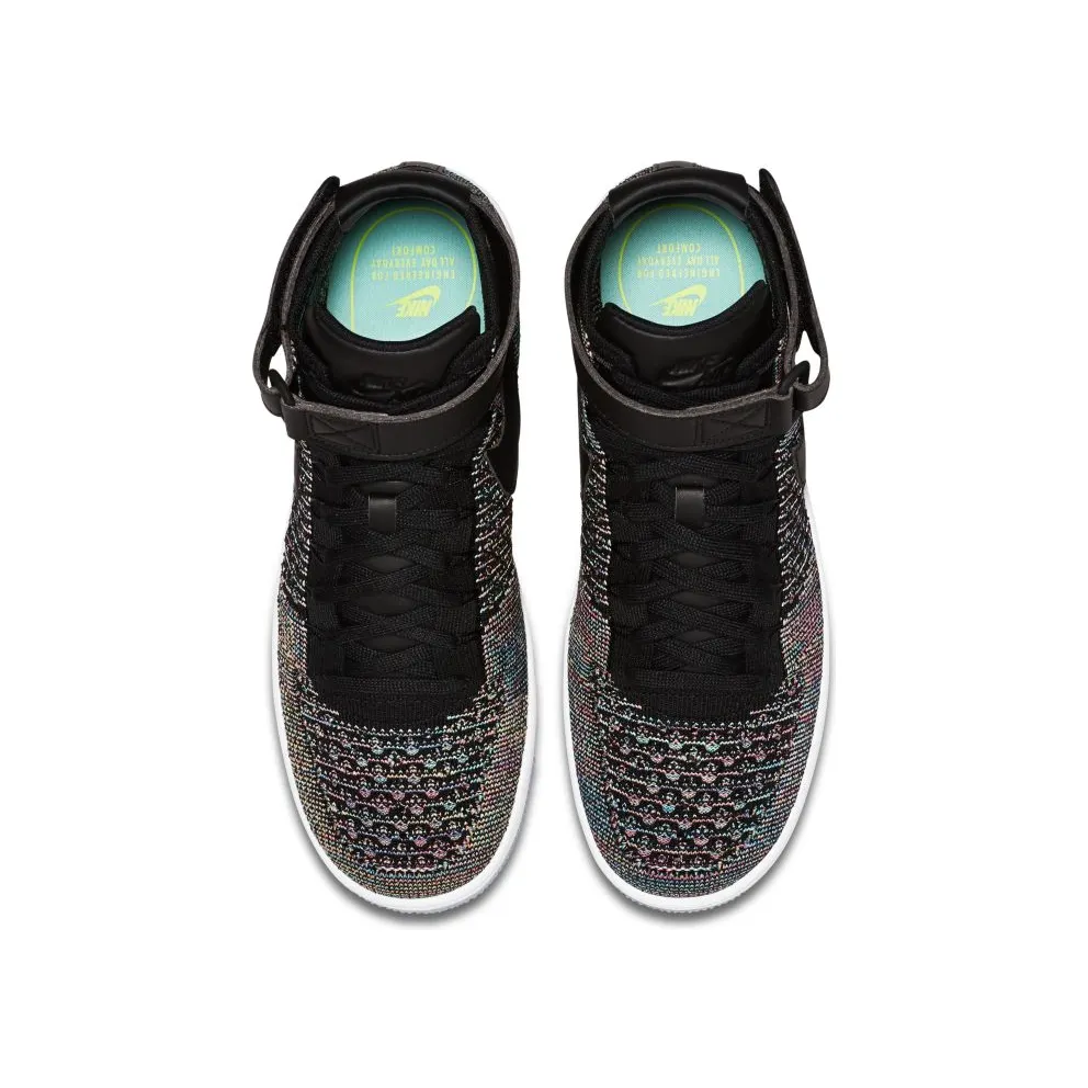 Nike Air Force 1 Ultra Flyknit Mid Multi-Color 2.0 Pink Blast/Black-White (817420-601)