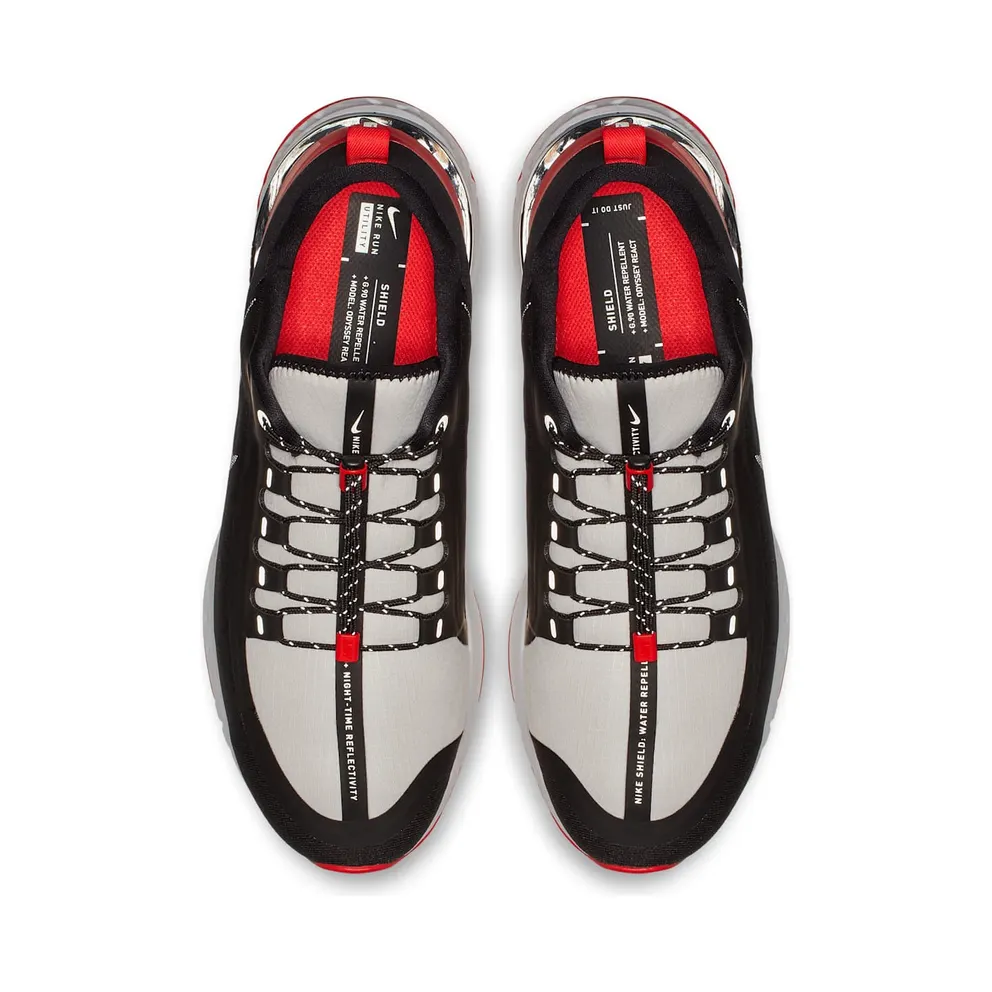 Nike Odyssey React Shield Wet Hot Black/Reflect Silver-Habanero Red (BQ9780-006)