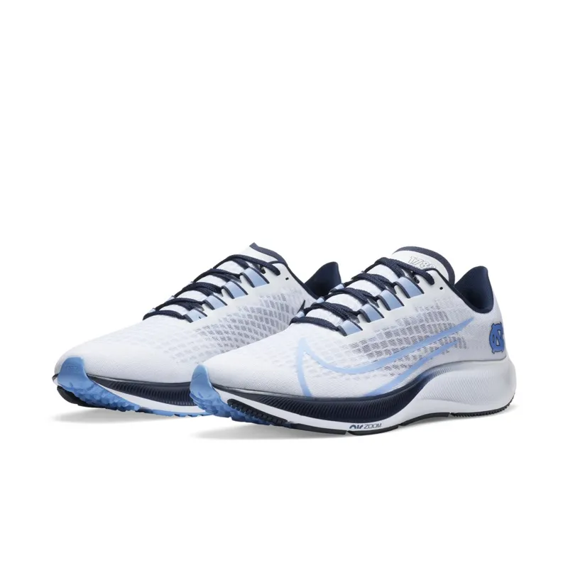 Nike Air Zoom Pegasus 37 UNC White/Pure Platinum-College Navy-Valor Blue (CZ5395-100)