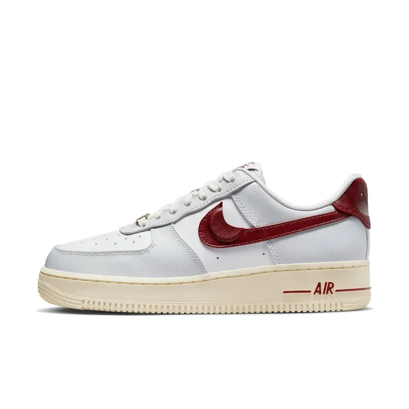 Nike Air Force 1 Low ’07 SE Just Do It Photon Dust Team Red (DV7584-001)