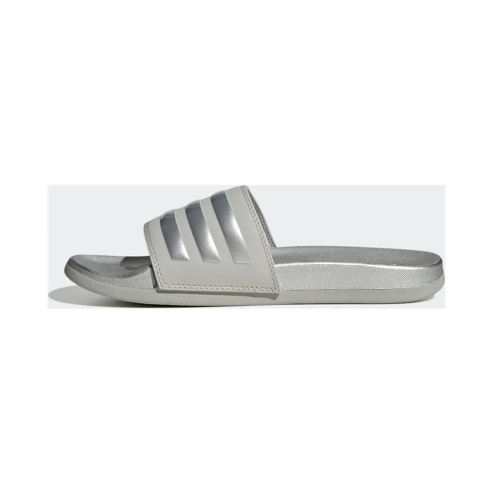 Adidas Adilette Comfort Slides Grey Two / Silver Metallic / Grey Two (H03619)
