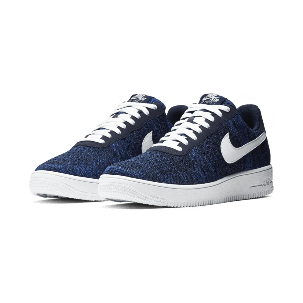 Nike Air Force 1 Flyknit 2 College Navy College Navy/Pure Platinum-Black-White (AV3042-400)