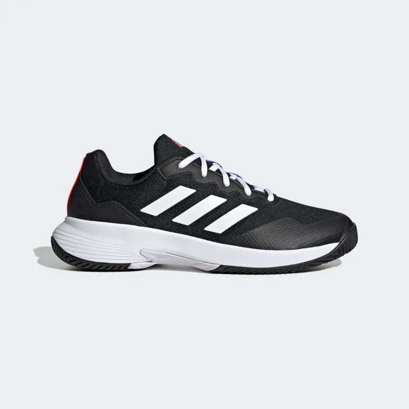 adidas Gamecourt 2.0 Tennis Shoes Core Black / Cloud White / Solar Red (HQ8478)