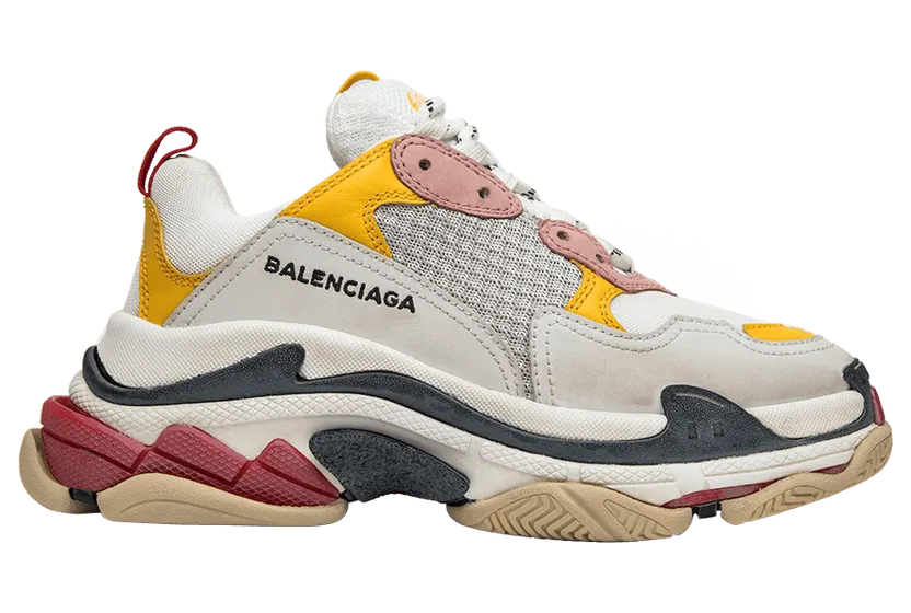 Balenciaga Triple S Cream Yellow Red 2019 (W)