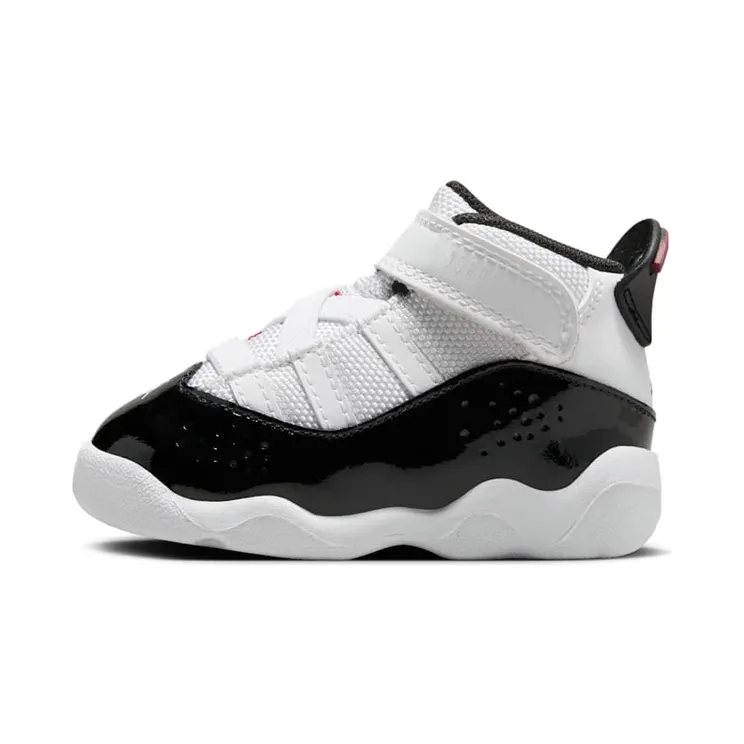 Jordan 6 Rings TD “White Varsity Red Black” (323420-164)