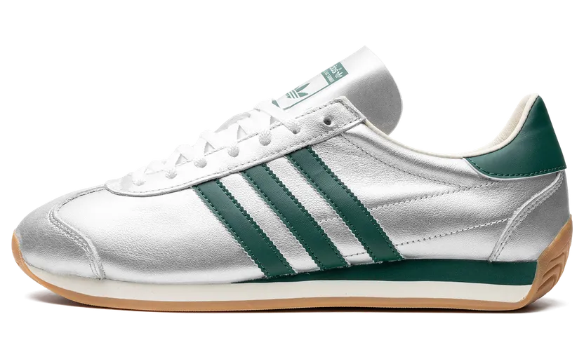 adidas Country OG Silver Metallic / Collegiate Green / Cream White (IE8412)
