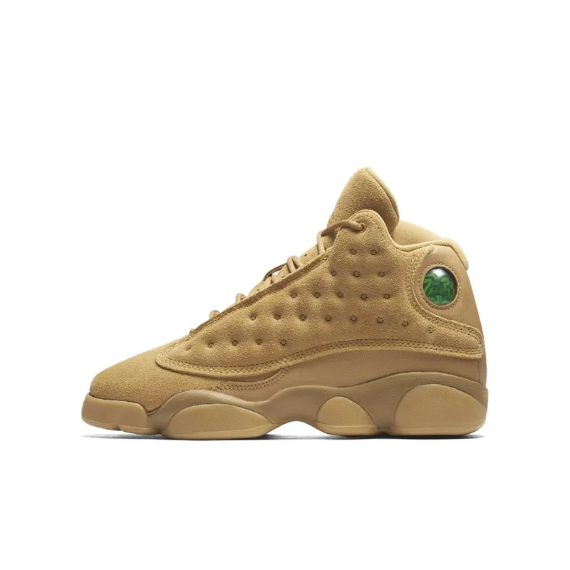 Jordan 13 Retro Wheat (GS) Elemental Gold/Baroque Brown-Gum Yellow (414574-705)