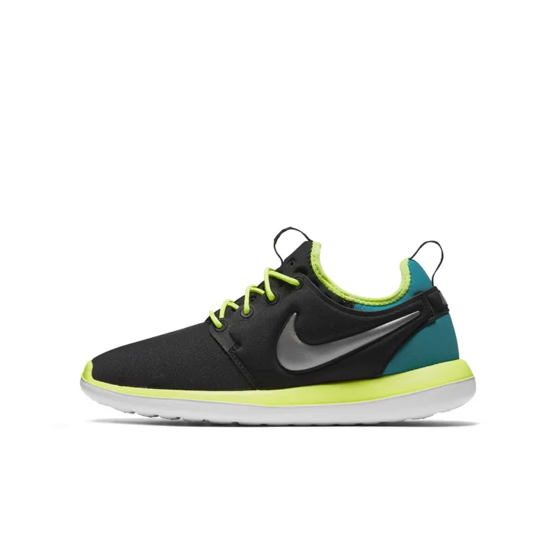 Nike Roshe Two Black Metallic Pewter (GS) (844653-003)