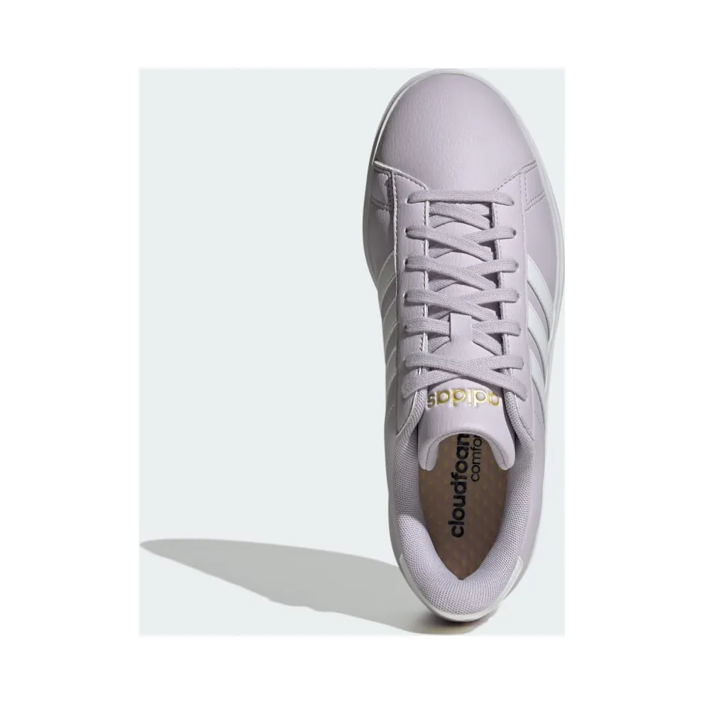 Adidas Grand Court Cloudfoam Lifestyle Court Comfort Silver Dawn / Cloud White / Gold Metallic (ID4478)