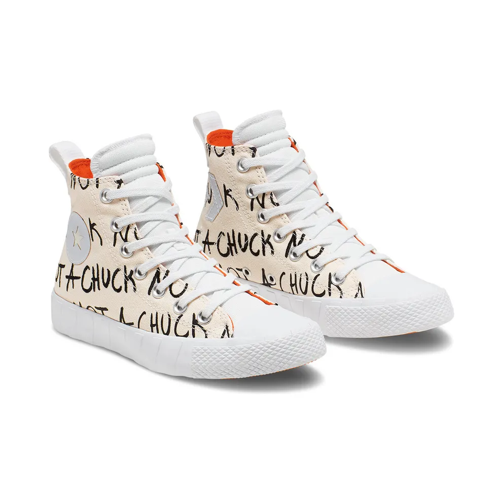 Converse UNT1TL3D High Top Egret/White/bold Mandarin (266515C)