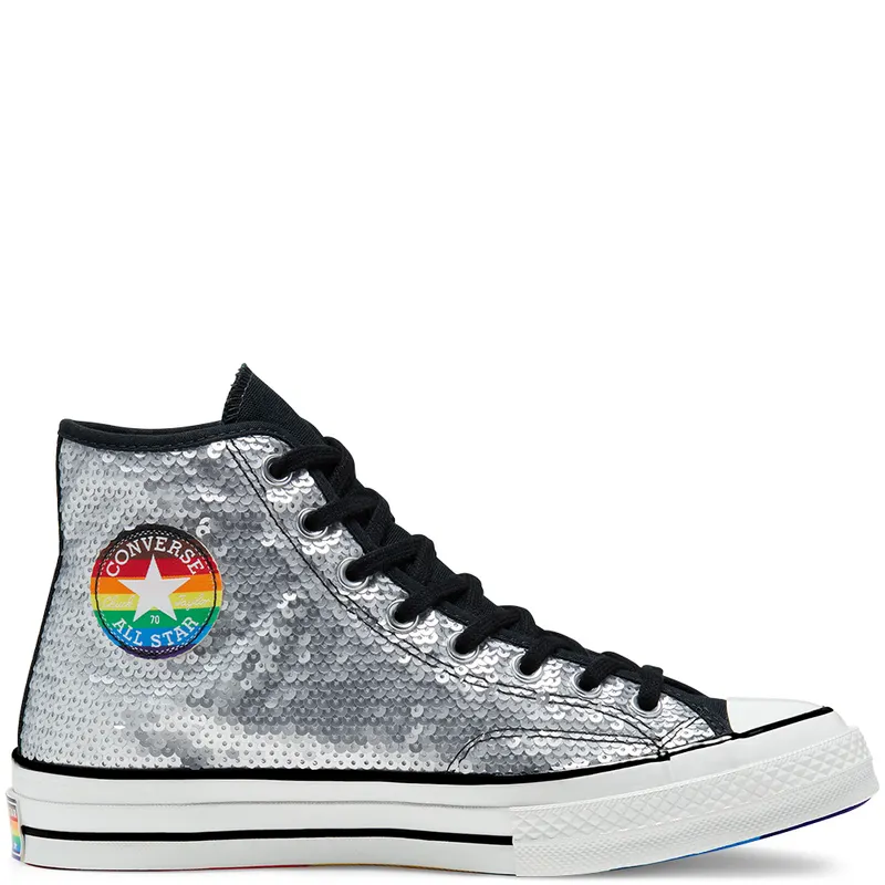 Converse Chuck Taylor All-Star 70s Hi Pride (2020) White/Black-University Red (167755C)