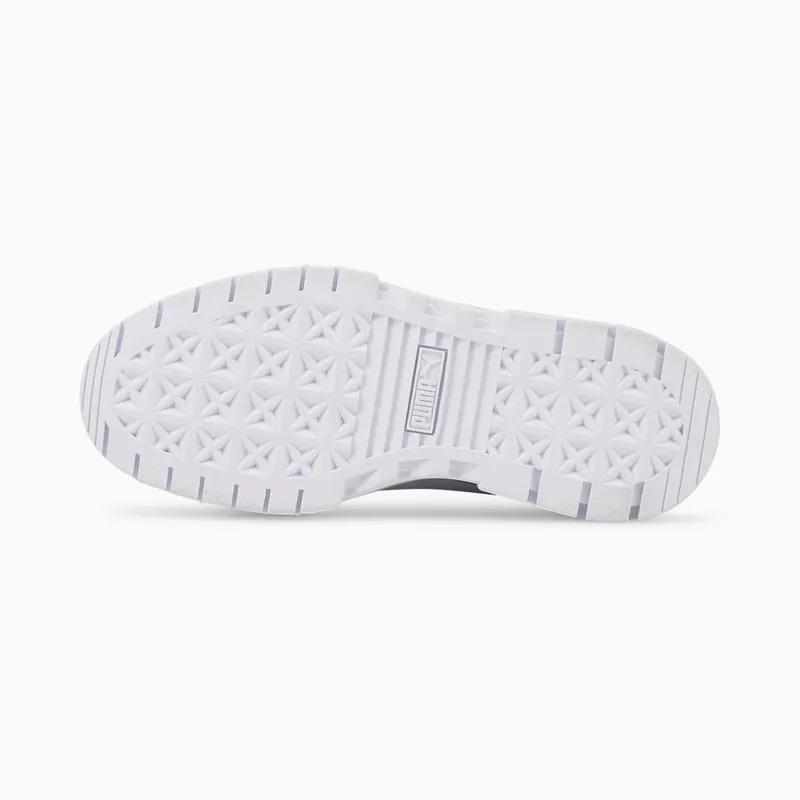PUMA Mayze Leather Youth White/Gold (384527-01)