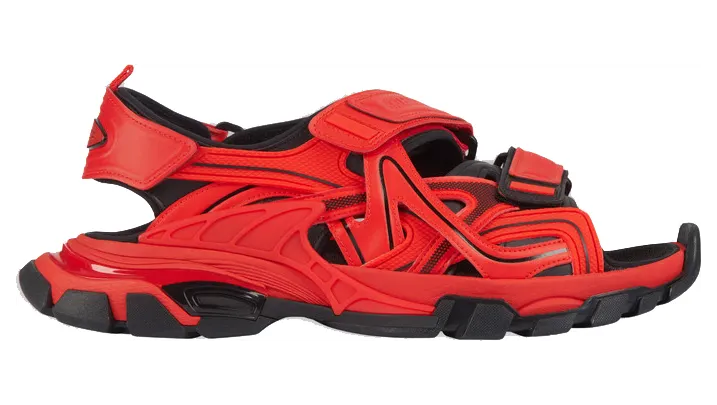 Balenciaga Track Sandal Red