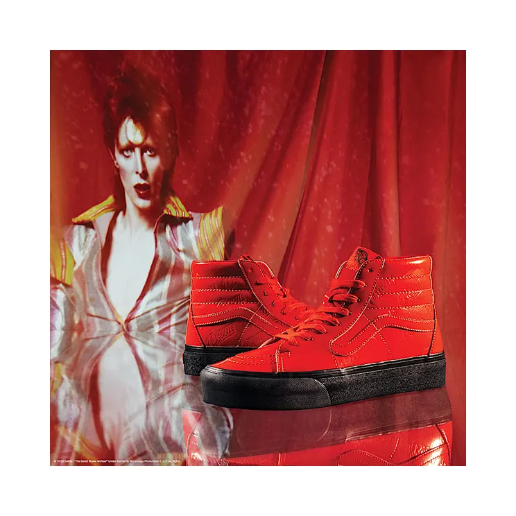 Vans David Bowie x Sk8-Hi Platform 2 ‘Ziggy Stardust’ Red/Black (VN0A3TKNVSQ)