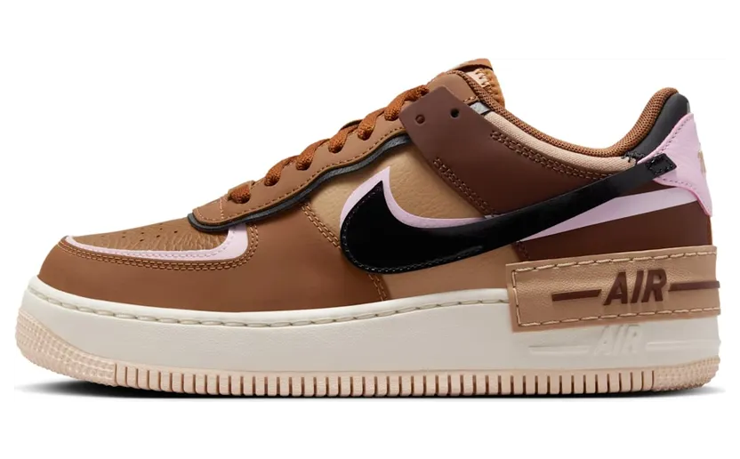 Nike Air Force 1 Low Shadow Light British Tan Pink Foam (DZ1847-200)