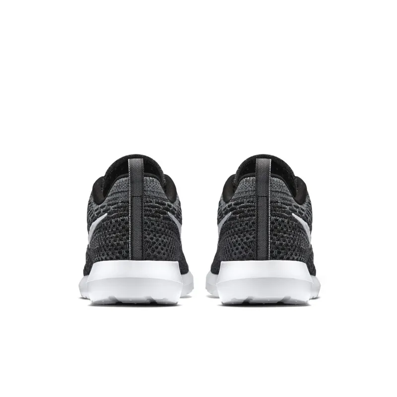 Nike Roshe Run Flyknit Dark Grey Black/White-Dark Grey-Cool Grey (677243-010)
